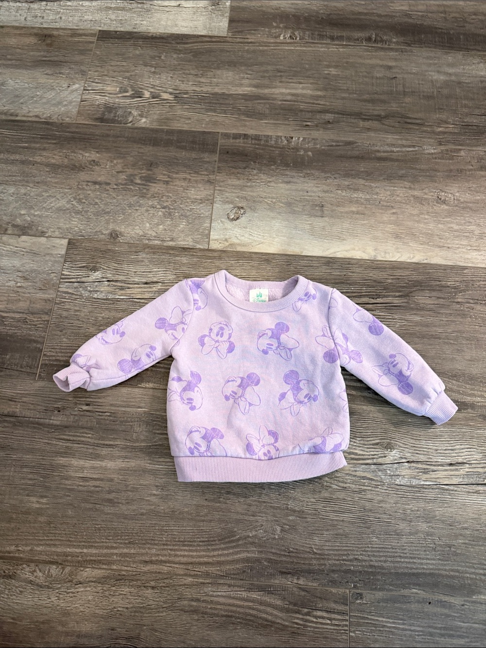 Disney Lavender & Purple Minnie Mouse Sweatshirt for Kids